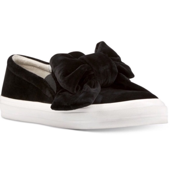 black bow sneakers